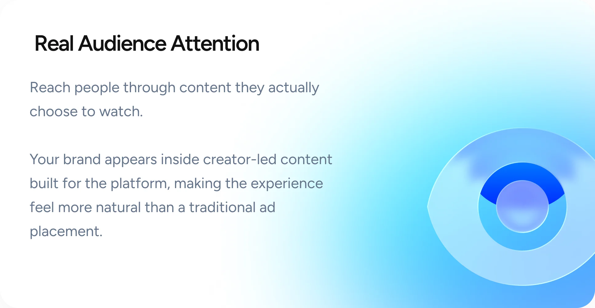 Real Audience Attention